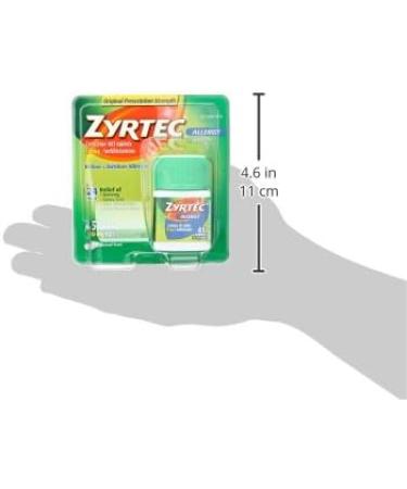 Zyrtec 24 Hour Allergy Relief Tablets 10 mg - 45 ct | Cetirizine HCl Antihistamine Medicine - Buy Online on GoSupps.com