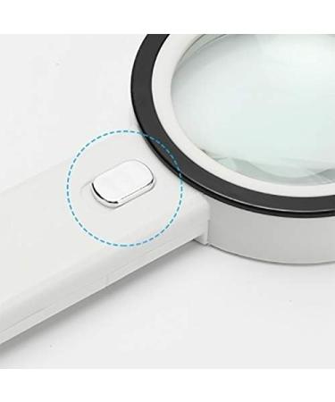 Glass Glass with LED Lights 100MM Handheld Optical HD Loupe Reading Identification Maintenance Elderly Magnifier HD Expansion Mirror - Magnification: 30 T Magnifier for Re Made in China - Buy Online on GoSupps.com