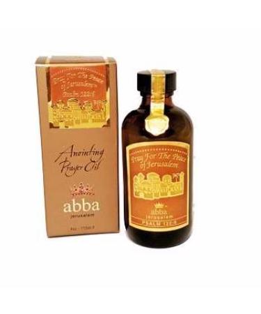 Abba Products 85457 Anointing Oil-Pray For The Peace Prayer Oil Frankincense-4 oz.