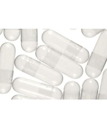 GelatincapsUK 100 Size 3 Small Clear Empty Gelatin Capsules Gelatine Hard Pill Cases Self Fill - Buy Online on GoSupps.com