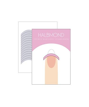 French Manicure Stencil Half Moon - French Nail Smile Line - Pack of 28