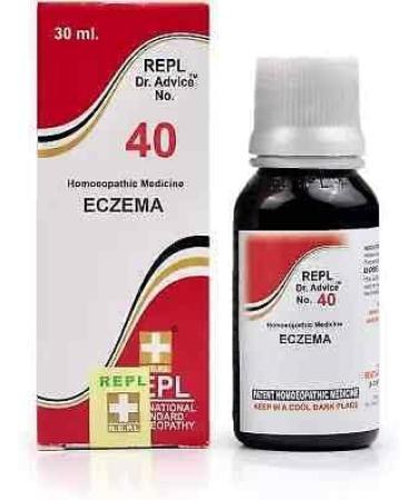 REPL Dr. Advice No 40 Eczema Solution (30ml) + Free Ujala Eye Drops - Buy Online on GoSupps.com