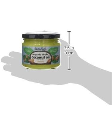 The Groovy Food Company Organic Virgin Coconut Oil Infused With Turmeric 283ml - Buy Online on GoSupps.com