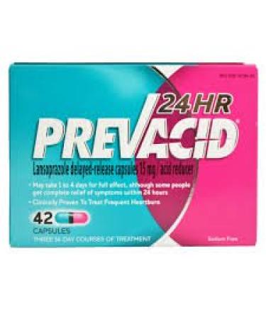 Prevacid 24 Hour Delayed Release Capsules Acid Reducer 42 Capsules