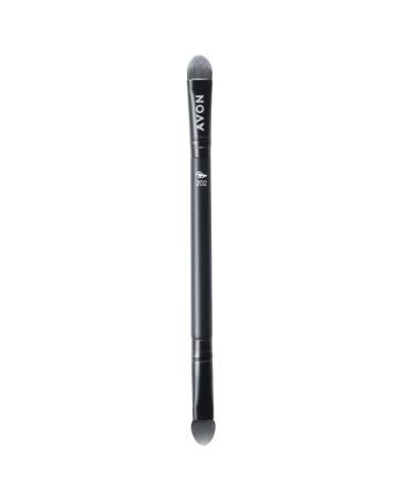 Avon Dual-Ended Concealer & Smudging Brush with a Brush for Precise Application and a Sponge for Blending Vegan Friendly with a Handle Made from Recycled Plastic.