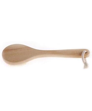 Demarkt Long Handle Bath Brush | Natural Bristles Body & Back Massage Shower Brush - International Shipping Available - Buy Online on GoSupps.com