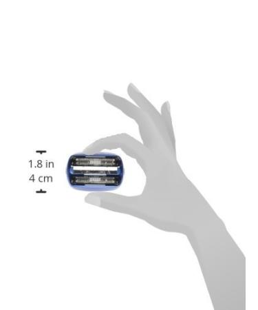Braun 40B Men's Electric Shaver Cooltec Foil & Cutter Set Replacement Head Cassette - 2 Count | International Shipping Available - Buy Online on GoSupps.com