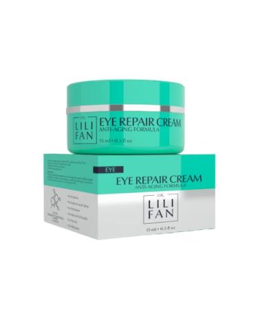Dr Lili Fan Probiotic Eye Repair Cream. Reduces Fine Lines Wrinkles Dark Circles and Puffiness with No Oily Residue. 0.5 fl oz