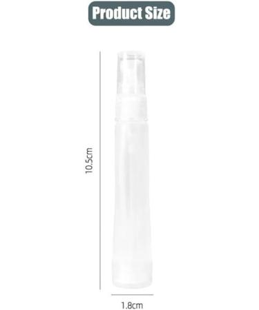 GeRRiT 10Ml Bottom Fill Perfume Bottle Portable Travel Dispenser Bottle Fine Mist Plastic Spray Refillable Empty Container for Travel Cleaning Gardening Plants (Color : 1PC) - Buy Online on GoSupps.com