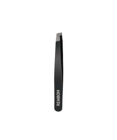 Remboh Slant Tweezers - Professional Tweezers for Eyebrows Stainless Steel Slant Tip Tweezer - The Best Precision Eyebrow Tweezers