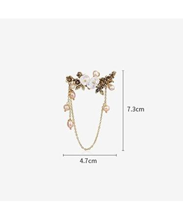 Pin Jewelry Gifts for Women Ladies Retro Elegant Jewelry Irregular Flower Tassel Brooch Temperament Luxury Wedding Banquet Brooch Jewelry Brooches & Pins - Buy Online on GoSupps.com