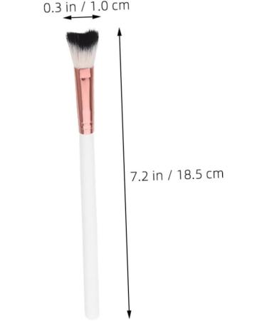 BIUDECO Fish Tail Brush Blush Brush Highlighter Nose Makeup Brush Loose Powder Brush Nose Shadow Brush White 18.50X1.00X1.00CM White - Buy Online on GoSupps.com