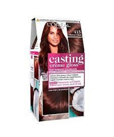 L'Oréal Paris N415 Casting Crème Gloss Hair Color Ammonia Free Maroon Glace'