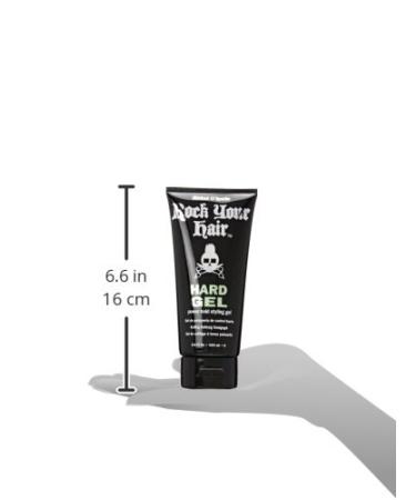 Rock Your Hair Hard Gel Power Hold Styling Gel 5.5 oz - Strong Hold Hair Gel - Buy Online on GoSupps.com