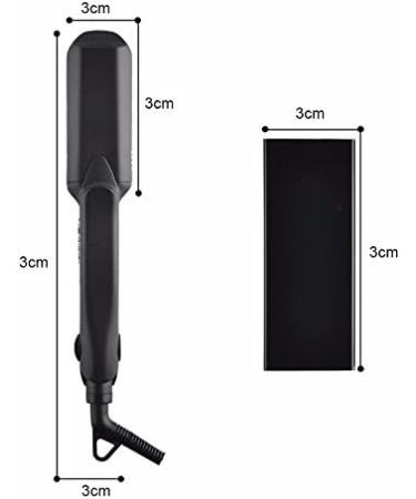 4 in 1 Hair Crimper & Flat Iron - Ceramic Hair Straightener Curling Iron & Waver - Interchangeable 1.5 Inch Plates for Perfect Styling - Buy Online on GoSupps.com