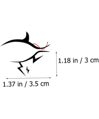 FRCOLOR 28 Pairs Halloween Eyeliner Stickers Human Eye Stickers Halloween Stickers Temporary for Eye Cosplay Eyeliner Decals Spider Stickers Plastic Miss Patch Luxurious - Buy Online on GoSupps.com