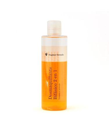 Magister Formula Biphasic facial cleanser 250 ml with orange extract | 2 in 1: cleanses and protects | Cleanser for curtains lips and eyes | Natural ingredients | Magister Formula