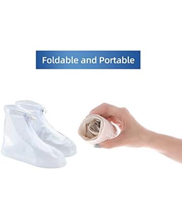 Waterproof Reusable Rain Boot Shoe Covers for Women Men - XXL White - Buy Online on GoSupps.com