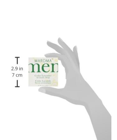Buy Maroma Cedar Lavender Soap - 0.17 lb | International Shipping Available - Buy Online on GoSupps.com