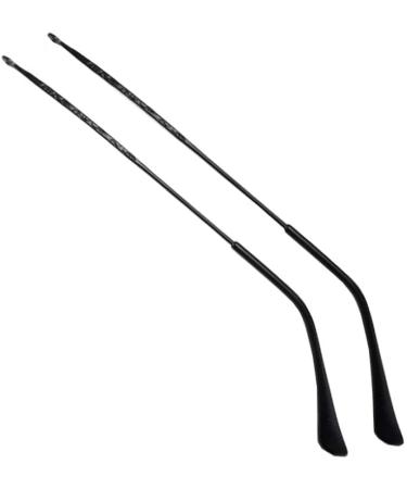 VekkEr Eyeglass Temple Replacement1 Pair Black Vintage Metal Eyeglass Replacement Temple Glasses Frame Temples