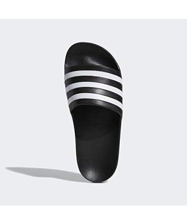 adidas Adilette Aqua Slides Sandal - Unisex Size 8, Black/White - Buy Online on GoSupps.com