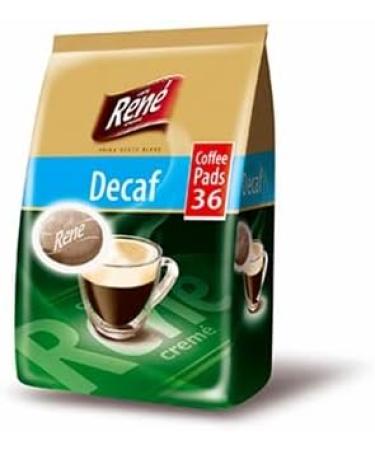 Caf Rene Decaffeinated Decaf 108 x Coffee Pads Bags for Senseo machines (3 Bags) - Buy Online on GoSupps.com