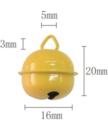 AvoDovA 16 Pcs Small Jingle Bells 20mm Craft Bells in 16 Colors Pet Pendant Bells Pet Collar Bells for Necklace Collar DIY Bells Mini Bells Decorative Bells for Craft and Decoration - Buy Online on GoSupps.com