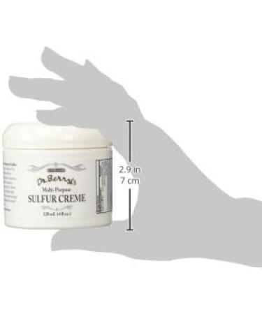Dr. Berry's Multi-Purpose Sulfur Creme | Fast Itch Relief for Irritated Skin, Insect Bites, Acne, and Skin Infections | Potent Anti-Inflammatory Formula | 4 Fl Oz - Buy Online on GoSupps.com