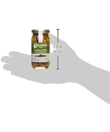 Kingfisher Anchovy Fillets in Extra Virgin Olive Oil 100g - Buy Online on GoSupps.com