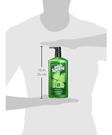 Irish Spring Men's Body Wash Pump Original - 32 Fluid Ounce Original 32 Fl Oz (Pack of 1) - Buy Online on GoSupps.com