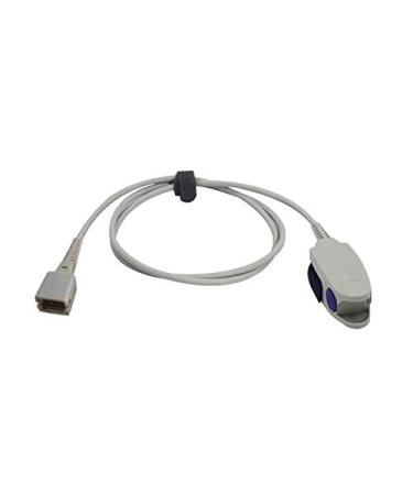 Sino-k Compatible for Datascope Spo2 Sensor Fingerclip 3.2 ft 9 Pins Connector FDA/CE Approved