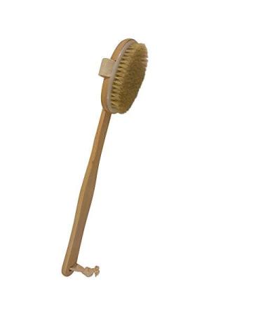 Wholesome Beauty Dry Skin Body Brush - 11-Inch Wood Handle- Exfoliating and Detoxifying - Buy Online on GoSupps.com