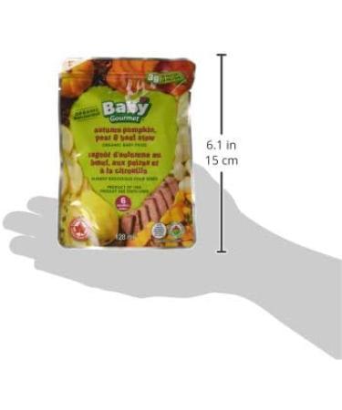 Baby Gourmet Organic Meals - Pumpkin Pear & Beef - Non-GMO BPA-Free No Added Sugar Or Salt No Fillers Or Thickeners 128ml - 16 Pack(Packaging may vary) - Buy Online on GoSupps.com