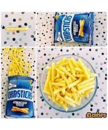 Smiths Chipsticks Salt 'N' Vinegar Flavour Maize & Potato Snack 37g (Case of 60 Bags) 30 g (Pack of 1) - Buy Online on GoSupps.com