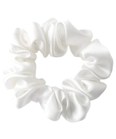 Shoppy Floor Silk Hair Scrunchies - White Mulberry Grade 6A Silk Ties for Women - Less Frizz & Breakage - Gentle & Durable - Buy Online on GoSupps.com