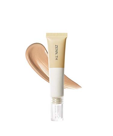 ZENN.TH All Day Perfecting Makeup Foundation  Full Coverage  Concealing Acne Spots Pores  Light Weight Liquid Foundation  Comfort Create Flawless Skin Foundation (02)