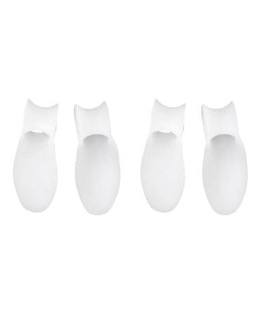 2 Pairs of Gel Bunion Straightener Toe Protector for Little Toe Valgus - Corrector for Overlapping Toes Toe Separator for Pain Relief Soft and Comfortable Suitable for Women and Men