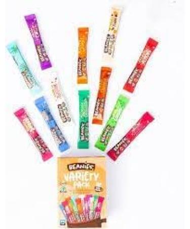 6 X Beanies Coffee Sachets Variety Box 12 Per Pack - Mixed Flavoured Instant Coffee - Vegan Nut Free Low Calorie - Buy Online on GoSupps.com