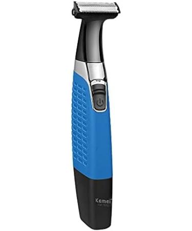 KEMEI Electric Razor & Beard Trimmer - Waterproof Cordless USB Rechargeable Groomer for Men & Women - Eyebrow Beard Facial & Body Hair Removal - Blue - Buy Online on GoSupps.com