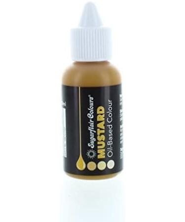 Sugarflair Mustard Yellow Food Colouring - 30ml Highly Concentrated Oil Based Dye for Icing, Buttercream & Chocolate - Buy Online on GoSupps.com