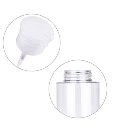 LASSUM 2-Pack 3.5 oz Plastic Pump Dispenser Nail Polish Remover Bottle with Flip Top Cap - Buy Online on GoSupps.com