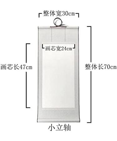 Japanese Blank Chinese Calligraphy Scroll Set - 4Pcs Decorative Wall Hangings in 4 Colors for DIY Art Projects - Buy Online on GoSupps.com