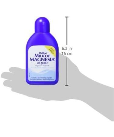MILK OF MAGNESIA Phillips Multicoloured Mint 200ml - Fast Relief for Indigestion - Buy Online on GoSupps.com
