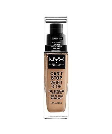 Nyx Professional Makeup Can't Stop Won't Stop Foundation - Full Coverage Long-Lasting Waterproof Vegan - 07 Natural (2 Pack) - Buy Online on GoSupps.com