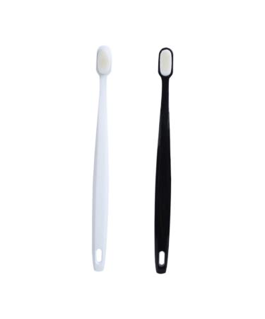 Tovinanna 2st soft toothbrush you toothbrush adult man toothbrush urine tooth hygiene oral hygiene rubber toothbrush adult toothbrush soft fur captivity pregnant woman pp