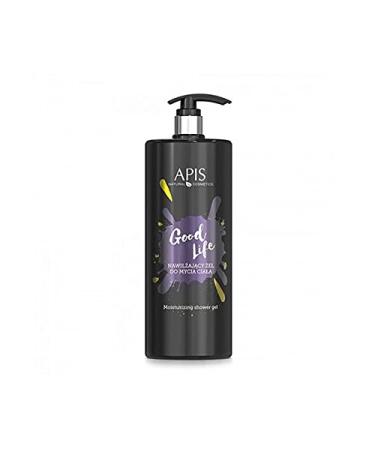 APIS APIS GOOD LIFE Moisturizing Body Wash and Shower Gel with Hyaluronic Acid Aloe and D-Panthenol | Fragranced Line and Hydrated Skin | 1 L
