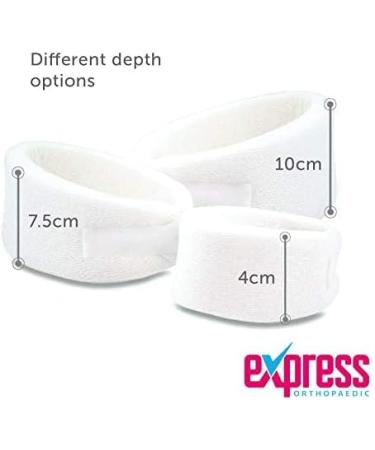 Express Orthopaedic Medically Approved Neck Support Collar - Kids & Adult Sizes - 1 Unit (Adults/S - Neck Circ 13-14 Inch) - Buy Online on GoSupps.com