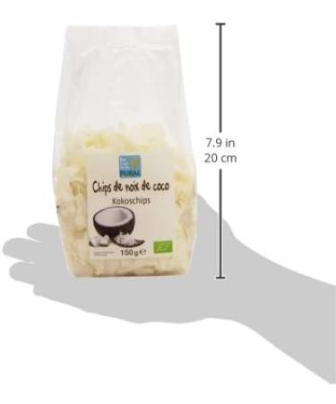 Pural Organic Dried Coconut Chips 150g - Buy Online on GoSupps.com
