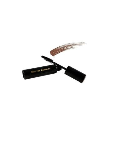 Just for Redheads Henna Supreme Sensitive Eye Mascara - Lengthens and Adds Volume  Gentle on Eyes/Skin  Cruelty Free  Flake Free  Adds Color  Warm Red Brown Tint - Made in the USA