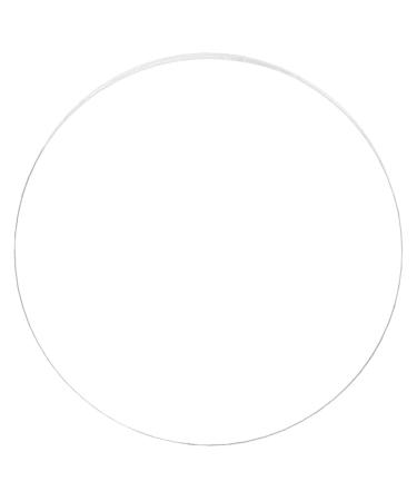 TEHAUX Acrylic Panels Clear Round Acrylic Sheet Cake Pan Key Fob Clear Acrylic Circle Rounds Acrylic Cake Disc Glass Plate Transparent 30.00X30.00X0.30CM